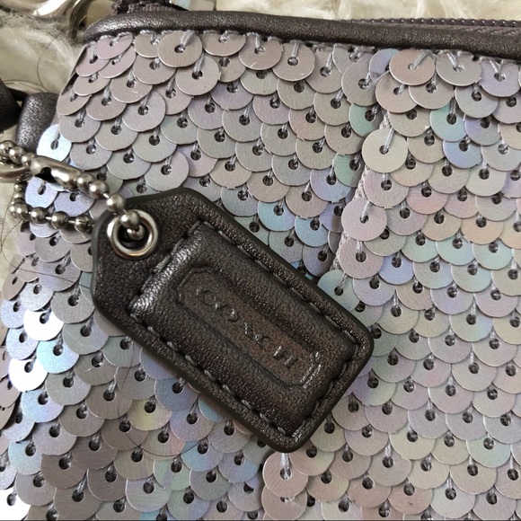 Coach Sequin Wristlet - NWOT - Picture 3 of 5